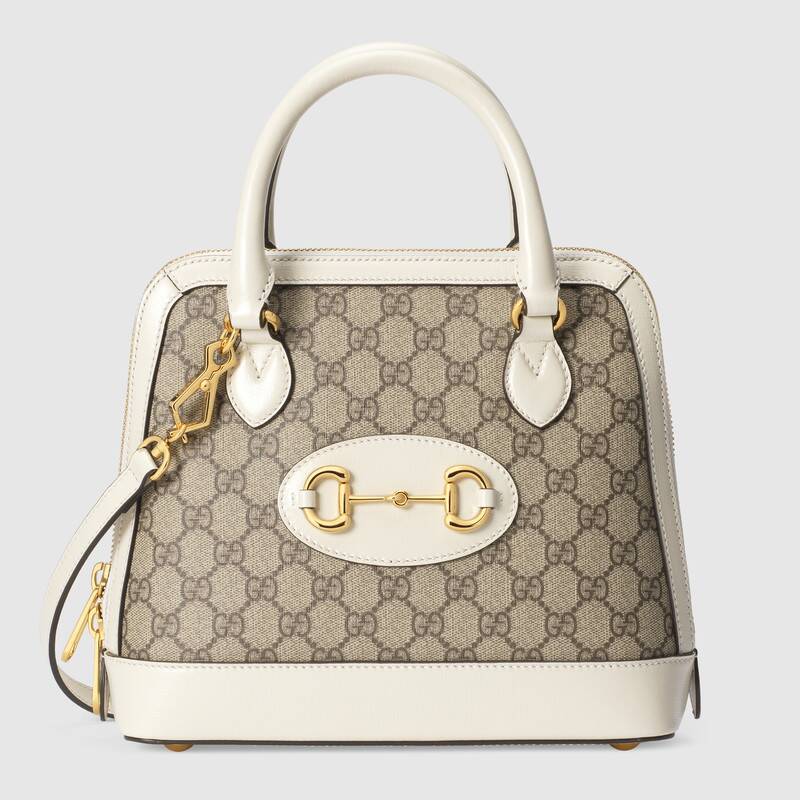 Gucci Horsebit 1955 Small Top Handle Bag Shoulder Bag 621220 White